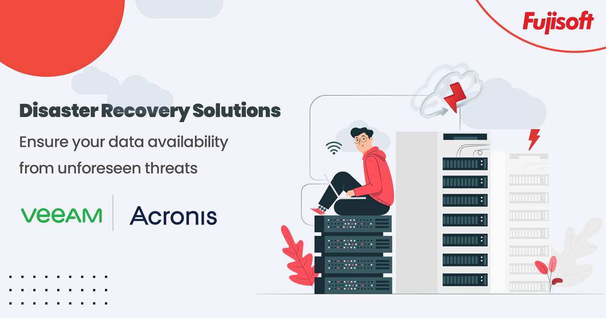 FujisoftT's tweet photo. Fujisoft offers a comprehensive solution to address Premise or remote back up needs. We ensure a quick recovery of critical business data, applications, and systems after a disaster. #veeambackup  #acronis Contact us now on +91 79044 91721 or email us at nikhil@fujisoft.in https://t.co/nGaCBag8O0
