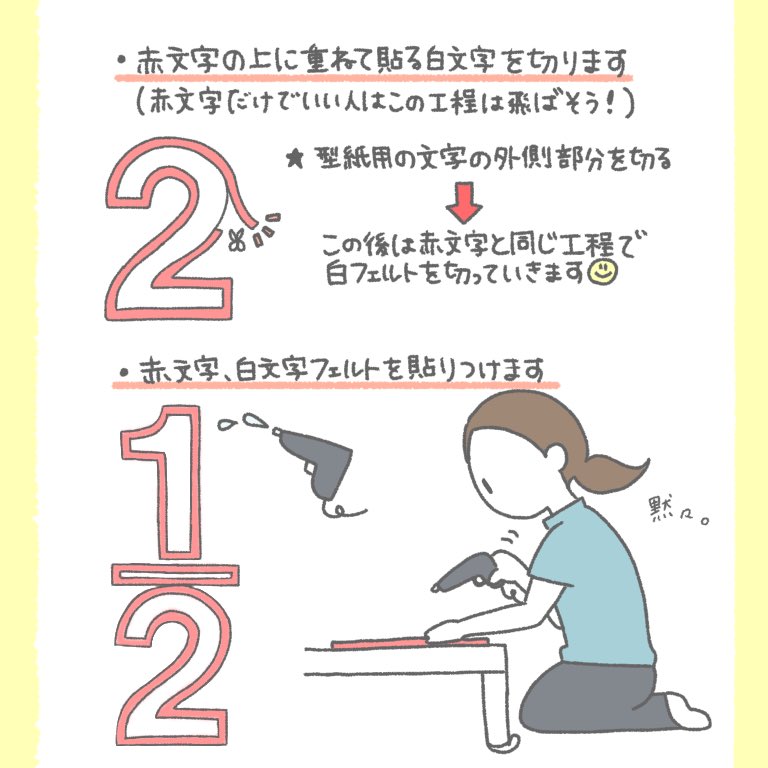 Manami 似顔絵オーダーはじめました𓃠 キューピーハーフの作り方 2 3 網目の部分はこの作り方が1番綺麗に見えるはず わたしは訳分からん事になったので ほんと 笑