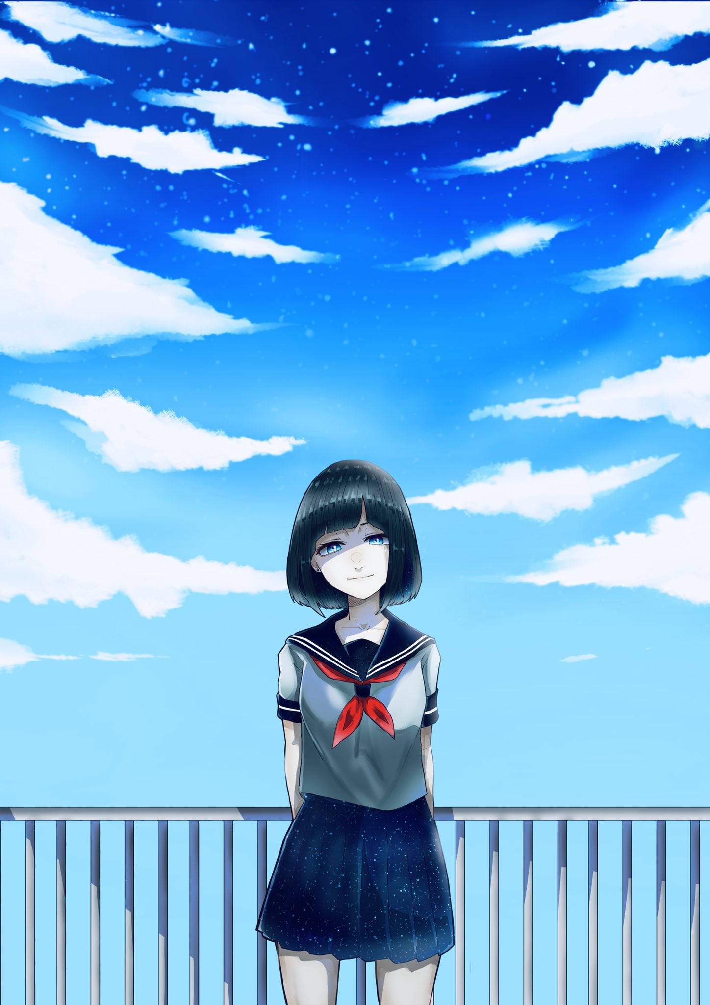 すぐみ屋 夏空 イラスト イラスト好きな人と繋がりたい 夏 T Co Pzglabrans Twitter