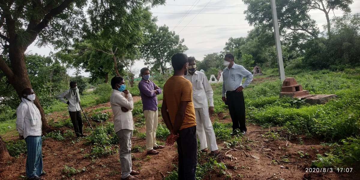 CollectorLb's tweet photo. Additional collector (LB)  Sir visited Eeravennu GP of Palakurthi mandal for land Identification of PPV https://t.co/e8QatElv5p
