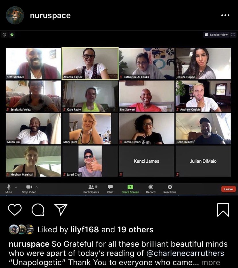 nuruspace's tweet photo. We dove into Unapologetic by @CharleneCac for the first book of Nuru Space Book Club 📚 #BookClub #Unapologetic #NuruSpace https://t.co/VrP1W3UuPV