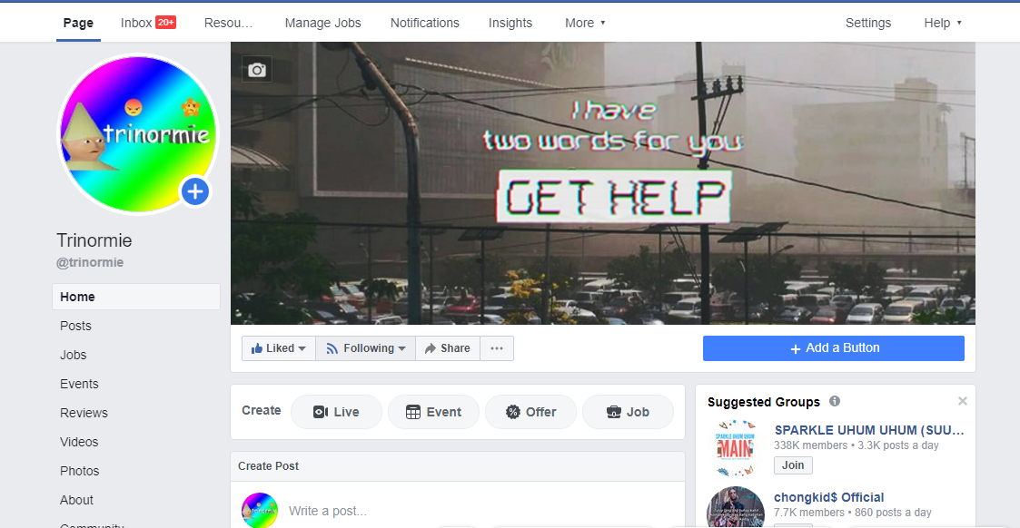 arisjhon5's tweet photo. ‼️SELLING FACEBOOK PAGE‼️ 
Name: Trinormie 
📍10K followers
📍10K Likes
📍No Violation 

Price: 3K (negotiable) 

DM niyo nalang kung sino trip niyo idm samin
@PvBorabon 
@Pamplonski 
@wikipeja 
@notjerichodiaz https://t.co/5RkgqnbC8E