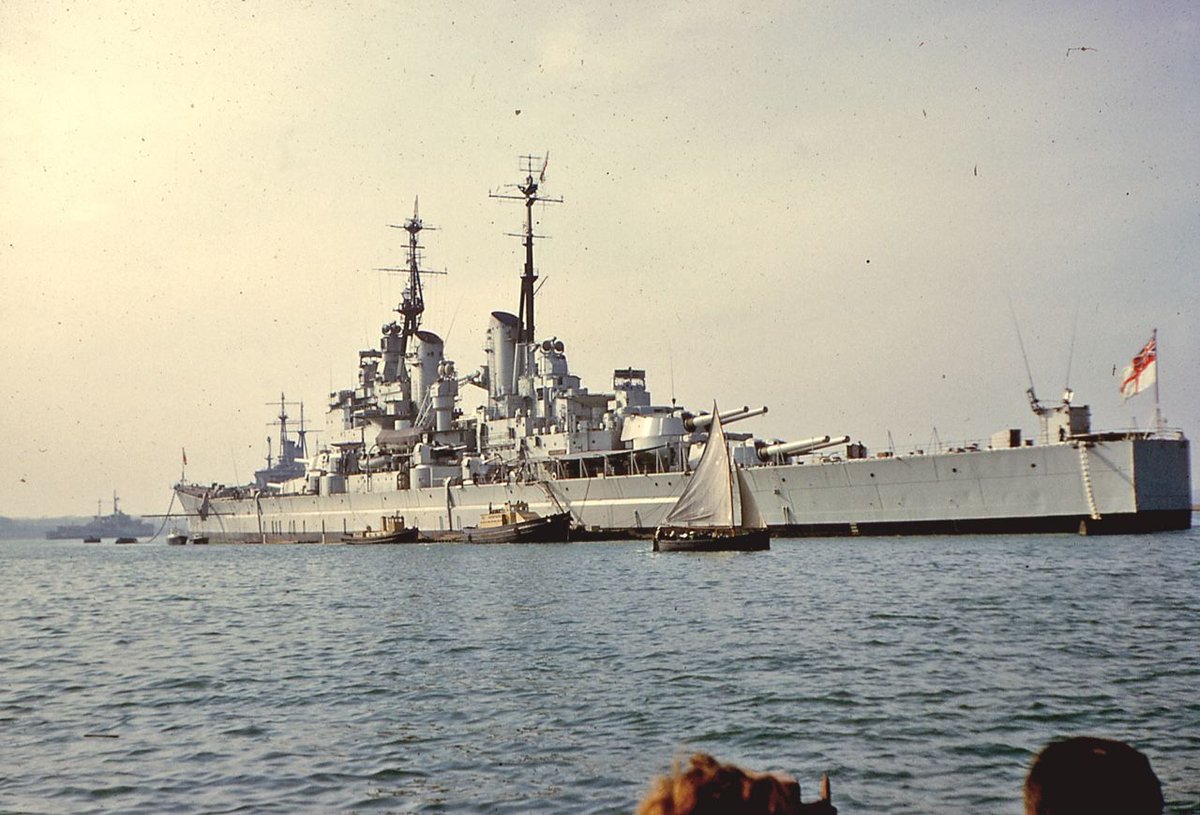 There were calls to have her preserved as a museum ship in Portsmouth. This was led by a former CO of Vanguard Admiral Parham, however high operational costs scuppered any successful plans. But it was attempted, another one of his ships as CO HMS Belfast went onto preservation.