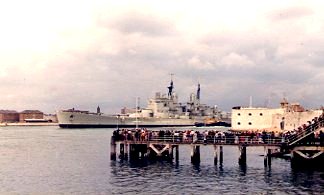 She left Portsmouth to be scrapped in Faslane, Scotland arriving under tow five days later. Vanguard was fully scrapped within two years.