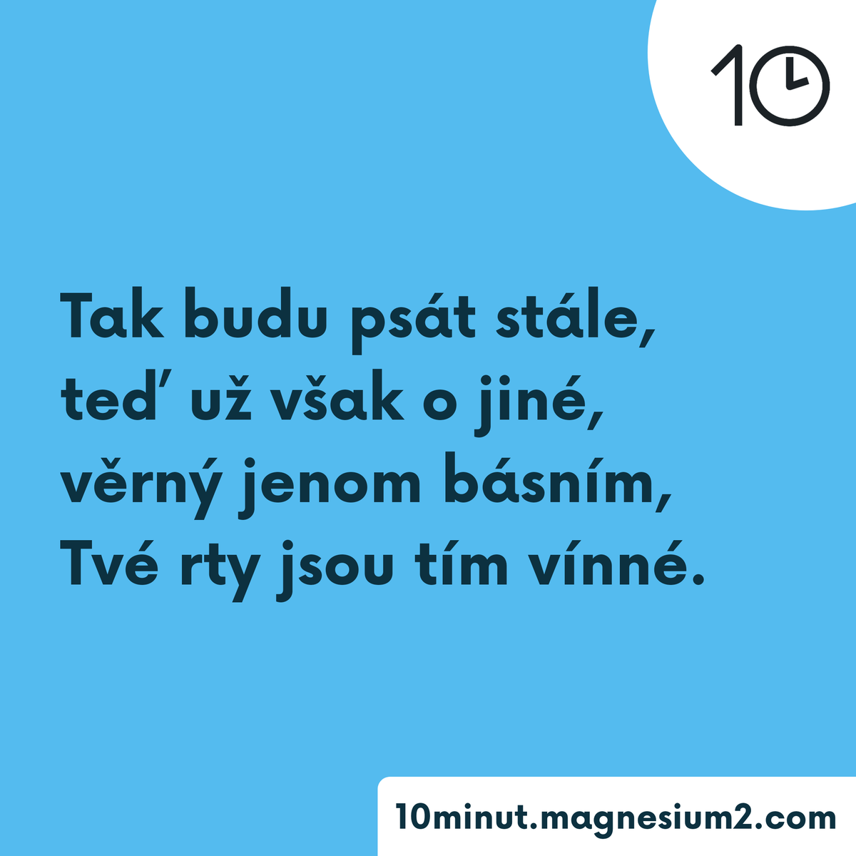 10minut_'s tweet photo. Tvé rty

Má duše vskutku hoří,
když se básně tvoří,
když píšu o Tobě,
jak zábrany boříš.

Původně na https://t.co/uK8rUGmt0u

#10minut #basen #poem #poezie #verse #versotepec #cz #czsk #ceskebasne #czechpoetry #duse #hori #fire #pisu #plys #noc #temnota #verny #vinna #ty #vino https://t.co/UmD1zLaBUN