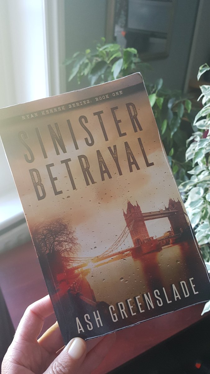 Just finished book one from the Ryan Kerrak thriller suspense series from <a href="/AshThrillers/">Ash Greenslade ✍📖🏴󠁧󠁢󠁥󠁮󠁧󠁿🇬🇧</a> Fantastic read &amp; looking forward to getting into book two. Deffo recommend if this is your genre. #sinisterbetrayal