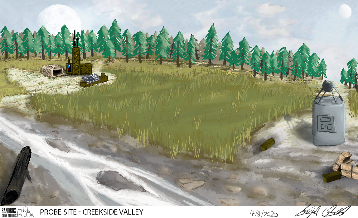 MCarrollz's tweet photo. Today's Stream ended on time as this was piece of concept art was finished. I did realise too late that it's not the same size of pixel density as the others so not quite as sharp but still happy with the outcome #indiedev #IndieGameDev #gamedev #conceptart #melbgamedev https://t.co/Xc7wyDZeat