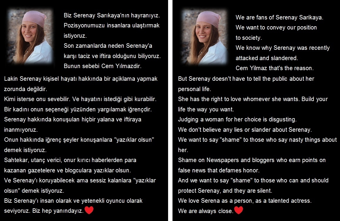 ELENA97423877's tweet photo. #WeAreAlwaysWithSerenaySarikaya
@hazarerguclu @kayalar @zamazingo_sey @derinmagazin @hurriyetkelebek @gazetemagazin @gecce @adolftay @eceyorenc01 @demetakalin @hadise @baharsahiin #Serenaysarikaya @bilalozcannofficial #SerenaySarikaya #Medcezir #LaleDevri #FiCiPi https://t.co/AjtbUvUZab