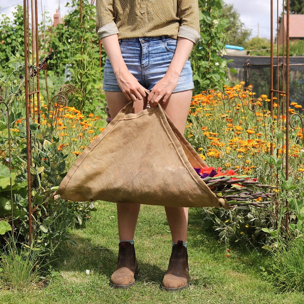 My handy hessian harvest bags are now up for sale over at littlepurpleshed.co.uk/product/hessia…. I'd be lost without mine and there's always one hanging in the shed! #allotment #growyourownfood #harvestbag