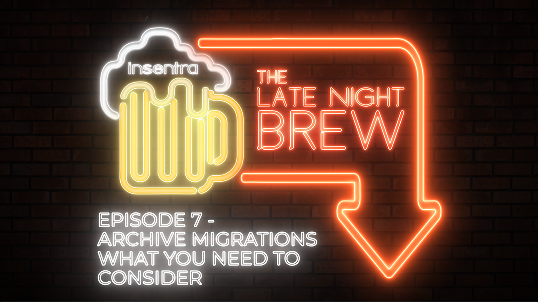 Insentra's tweet photo. Is your business considering or currently undertaking an #ArchiveMigration?
Watch below for Buck + Samer's discussion about considerations, expectations, and tips when #migrating archives!
>>https://t.co/xVQmBPeUuv
#PartnerObsessed #MailMigration #Office365 #Microsoft365 https://t.co/hVlYmu9Dvc