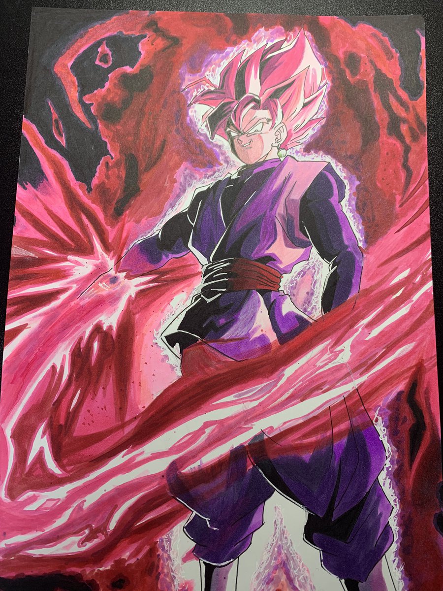 ドラゴンボール ゴクウブラック ロゼ 完成しました とても大変でした ドラゴンボール ドラゴニキのイラスト ドラゴンボール ゴクウブラック ロゼ 完成しました とても大変でした ドラゴンボール ドラゴニキのイラスト