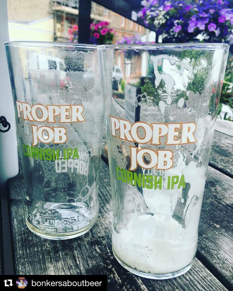 #Repost @bonkersaboutbeer with @properjobale 
・・・
Managed to sneak in a couple of Cornish IPA,s. Proper Job 4.5% from the cask brewed by @st_austell_brewery #properjobale #cornishale #cornishbeer #ukbrewery #ipa #indianpaleale #paleale #worldbeer #eu… instagr.am/p/CDdRxsdHATC/