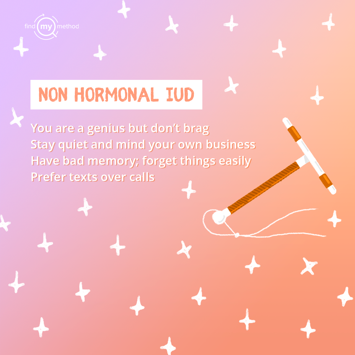 findmymethod's tweet photo. Which #contraceptive are you? Tell us in the replies below and visit https://t.co/xHBCroSznn for more information

#birthcontrolpatch #birthcontrolimplant #birth controlpills #birthcontrolinjection #iud #contraception #birthcontrol #safesex #sexualhealth https://t.co/f1bdeefuWH