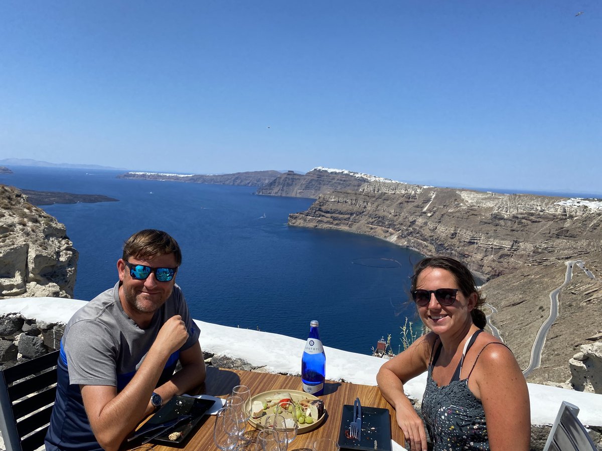 Wine tasting ⁦<a href="/VenetsanosWines/">Venetsanos Winery</a>⁩ #santorini. We did it for you.