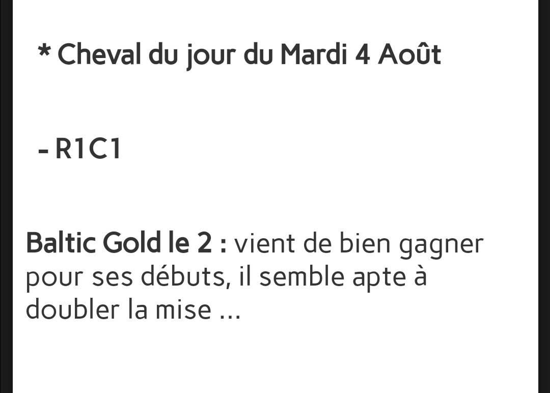 RueDesTurfistes's tweet photo. ✅ Carton plein pour https://t.co/PIRSL611Ml...
➡️ Quinté désordre 
➡️ Cheval du jour gagnant 
➡️ Cheval gagnant et couplé GP et Ordre pour la course du jour
@PMU_Hippique @ZEturfFr
Team rue @Studio_6_1 @JPalast @questacarlito @RueDesTurfistes https://t.co/ffI7AKciwP