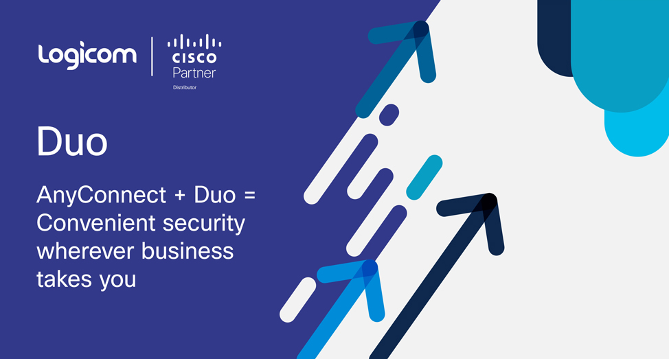 Add the #Security of multifactor authentication to your connections in just 30 minutes! Discover #Cisco #AnyConnect + #CiscoDuo today. Find out more: bit.ly/3j2TwOr