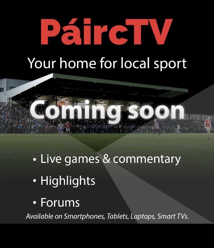 Carlow_GAA's tweet photo. Delighted to announce our streaming partnership with @PaircTV which will throw in for next weekend’s Rnd. 4 of the @JJKavanaghBuses SHC🇬🇳

Rnd. 4 will be free to air for all as a gesture to our supporters and following that we will be offering a pay per view service for games 📺 https://t.co/MoWGvRrrqt