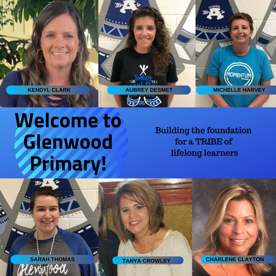 Welcome to THE TRIBE at Glenwood! We are so happy to have these amazing teachers and paras join our staff!