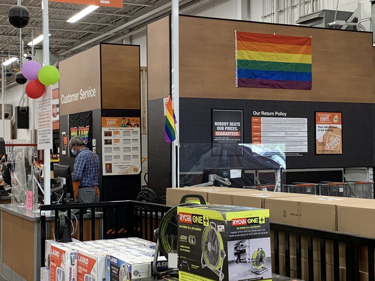 DepotNs's tweet photo. It’s #CapeBreton #PrideWeek ..Happy Pride! Celebrating our #LGBTQ community in a different way this year, but, our love and support has not changed! #LoveIsLove #OrangePride #LGBTQ @PrideCape https://t.co/oQpBesalef