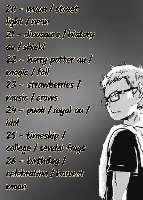 Tsukishima Kei Week! tweet media