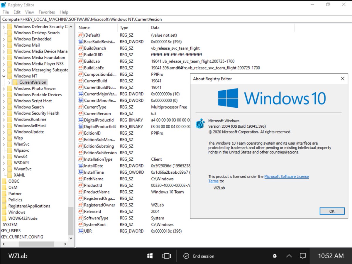 WZorNET's tweet photo. ✔️Setup Windows 10 #Team2020Update, #SurfaceHub - #PPIPro🏗️#PreviewBuild 19041.396.vb_release_svc_team_flight.200725-1700 using ISO image👇
🔑Product Key #PPIPro=XKCNC-J26Q9-KFHD2-FKTHY-KD72Y
✔️For setup choose GEN1 of the VM in Hyper-V https://t.co/qLCg0Vqq3R