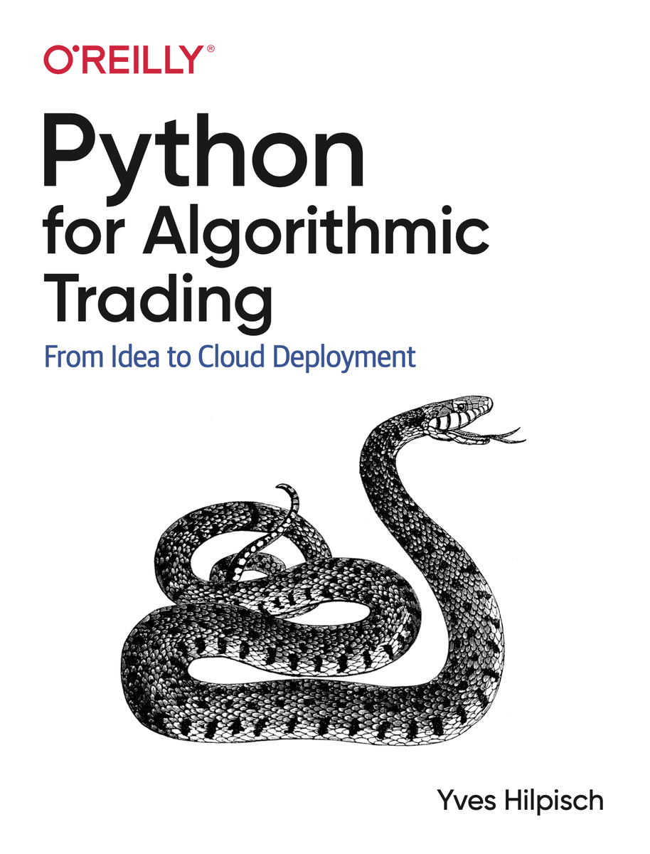 dyjh's tweet photo. #Python for #AlgoTrading (focus on the process) &amp; #AI in #Finance (focus on prediction methods) will complement each other | @OReillyMedia https://t.co/Js1PSUrM9C