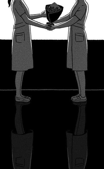 小説推理で連載されていた秋吉理香子さんの「監禁」が最終回を迎えました。毎回ほんとうに怖くて、僕の絵も回を追うごとに怖さを増していきました。次の展開が気になって、毎月読むのが楽しみな連載でした。 