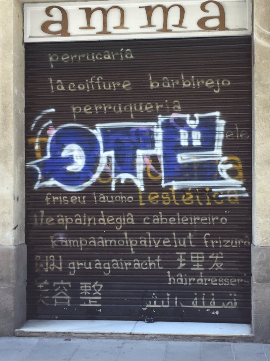 femgotic's tweet photo. #grafitis #madeinColau @AdaColau @janetsanz @Albert_Batlle_B ahir de nou! Embrutar el barri li diuen art🤬🤬🤬 https://t.co/O47vK4Lt8v