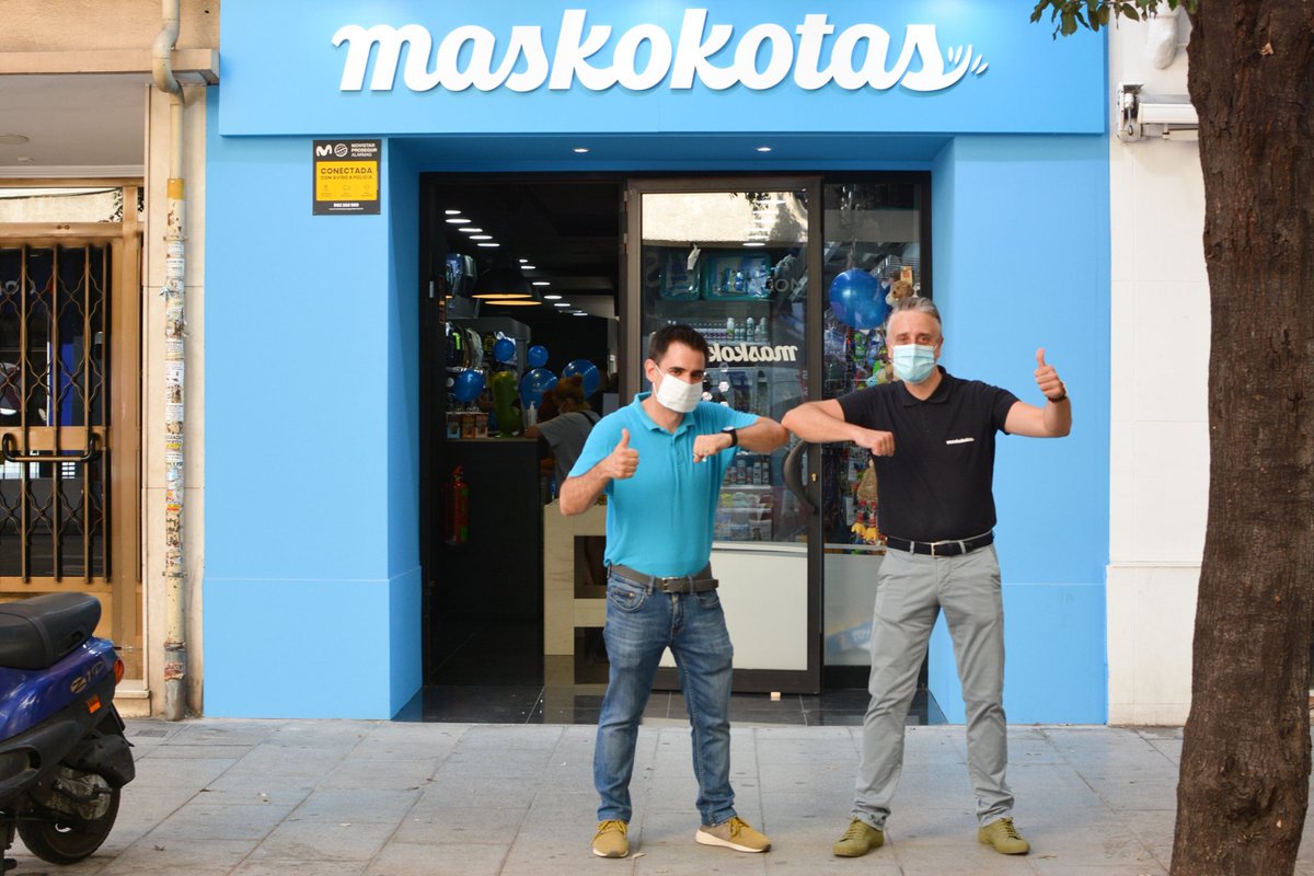 Alzis_Oficial's tweet photo. El 31 de julio Maskokotas inauguró nueva tienda en Valencia capital, segundo Maskokotas en el barrio de Zaidía: calle Alboraya 42.
#maskokotas #inauguración #apertura #valencia #elche #alzis https://t.co/tPWf3aIMlT