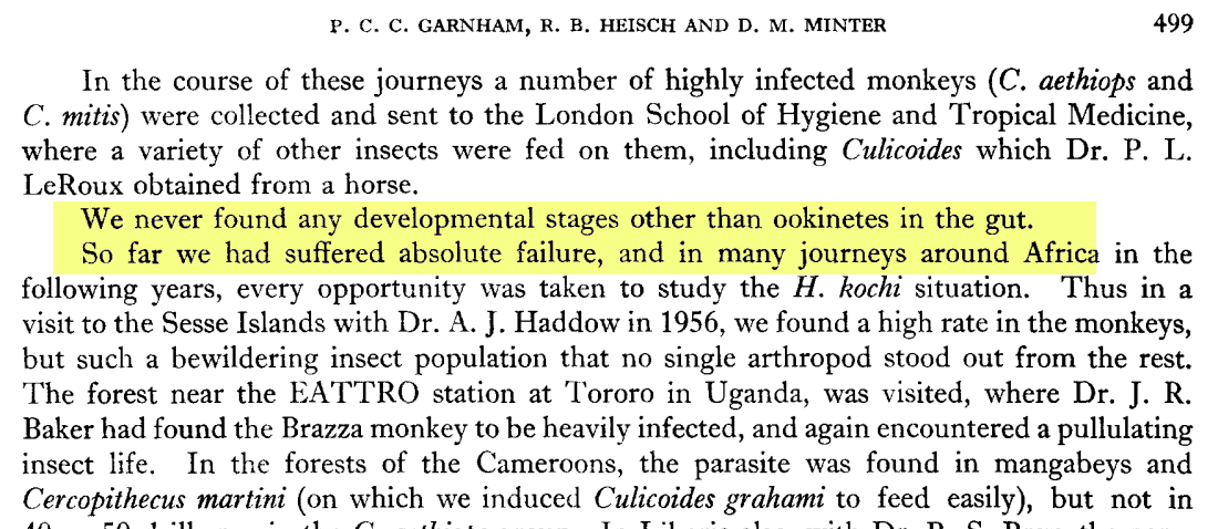 It is transmitted not by mosquitoes, but by biting midges, and replicates only in the liver, not in the blood. (Sidebar: we owe both these insights to a multi-decade quest:)