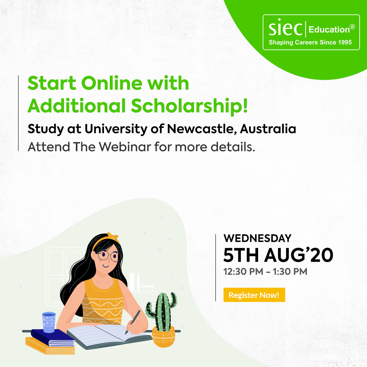Study at University of Newcastle, Australia

Start Online with Additional Scholarship!

Attend The Webinar for more details.

Register Now: bit.ly/2Ezd7Gl
Call/WhatsApp: 9779046382

#studyinaustralia #australiastudentvisa #universityofnewcastle #scholarships