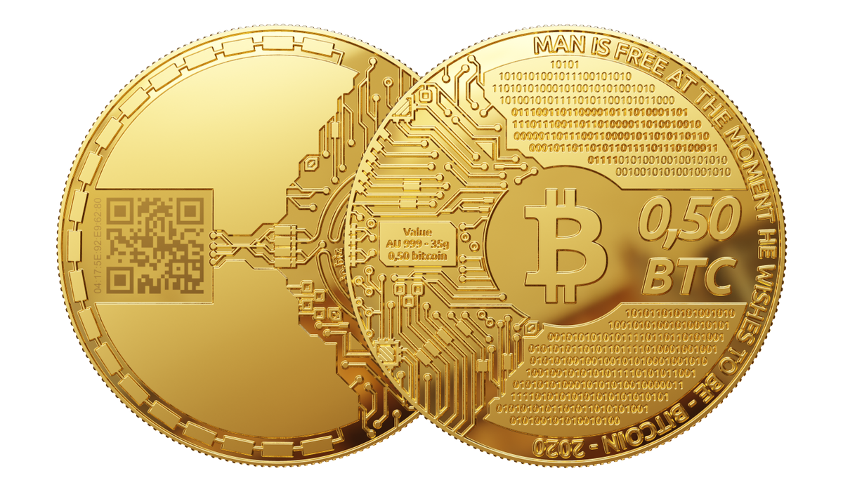 TbtcOfficial's tweet photo. REAL 0,50 #BTC #COIN #Bitcoin BITCOIN
35 grams of 999 #gold, 0,50 bitcoin coin and ID-Token Scrypta with #CoreBlock® technology. 1,90 mm thickness and 35 mm diameter. Only 500 units. https://t.co/y2q5N1NMd0