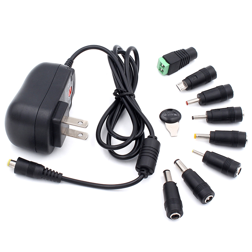 #12v #usplug #8tips #wallsocket #walladapter #universal #12w us plug 12v universal wall socket with 8 tips