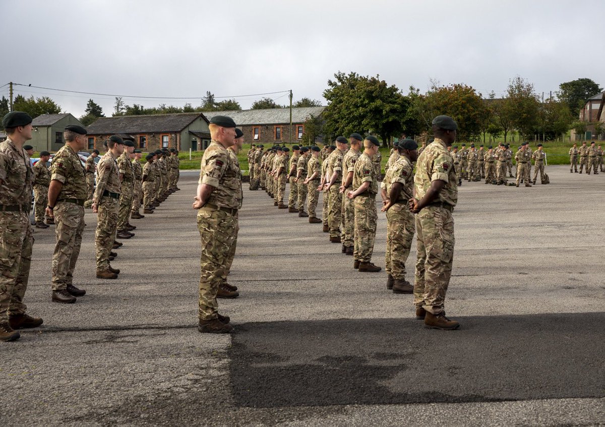 6RIFLES_CO's tweet image. The TOSCA 33 battlegroup paraded for the first time as a formed unit yesterday. Reservists made the journey from the Outer Hebrides, Northern Ireland and Cornwall over the weekend #6rifles #OpTOSCA33 #peacekeeping #UNFICYP @NI_Infantry @208FdHosp @RMonREM @CO225Med @RAnglians @UN