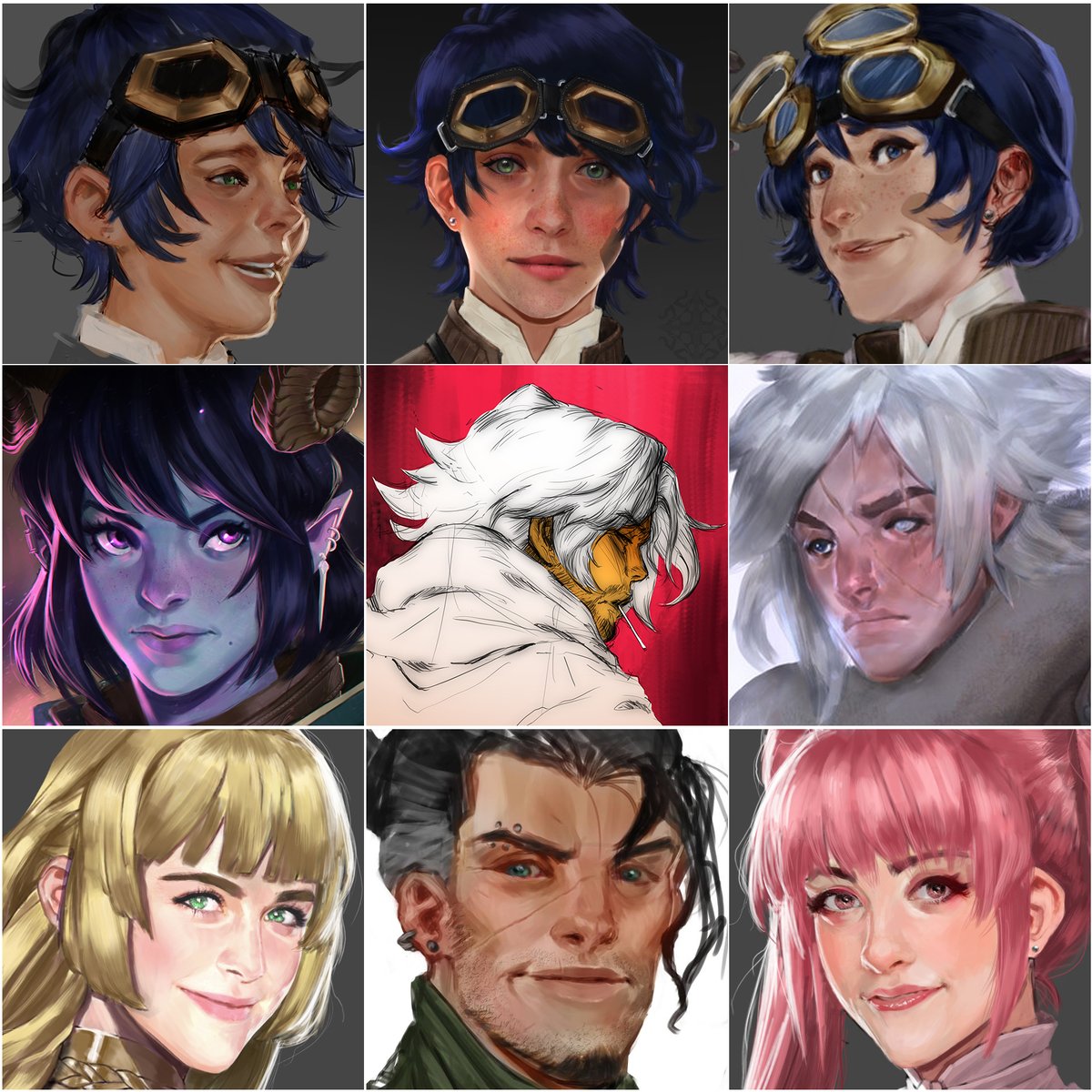 bruh look at my inconsistent artstyle #faceyourart