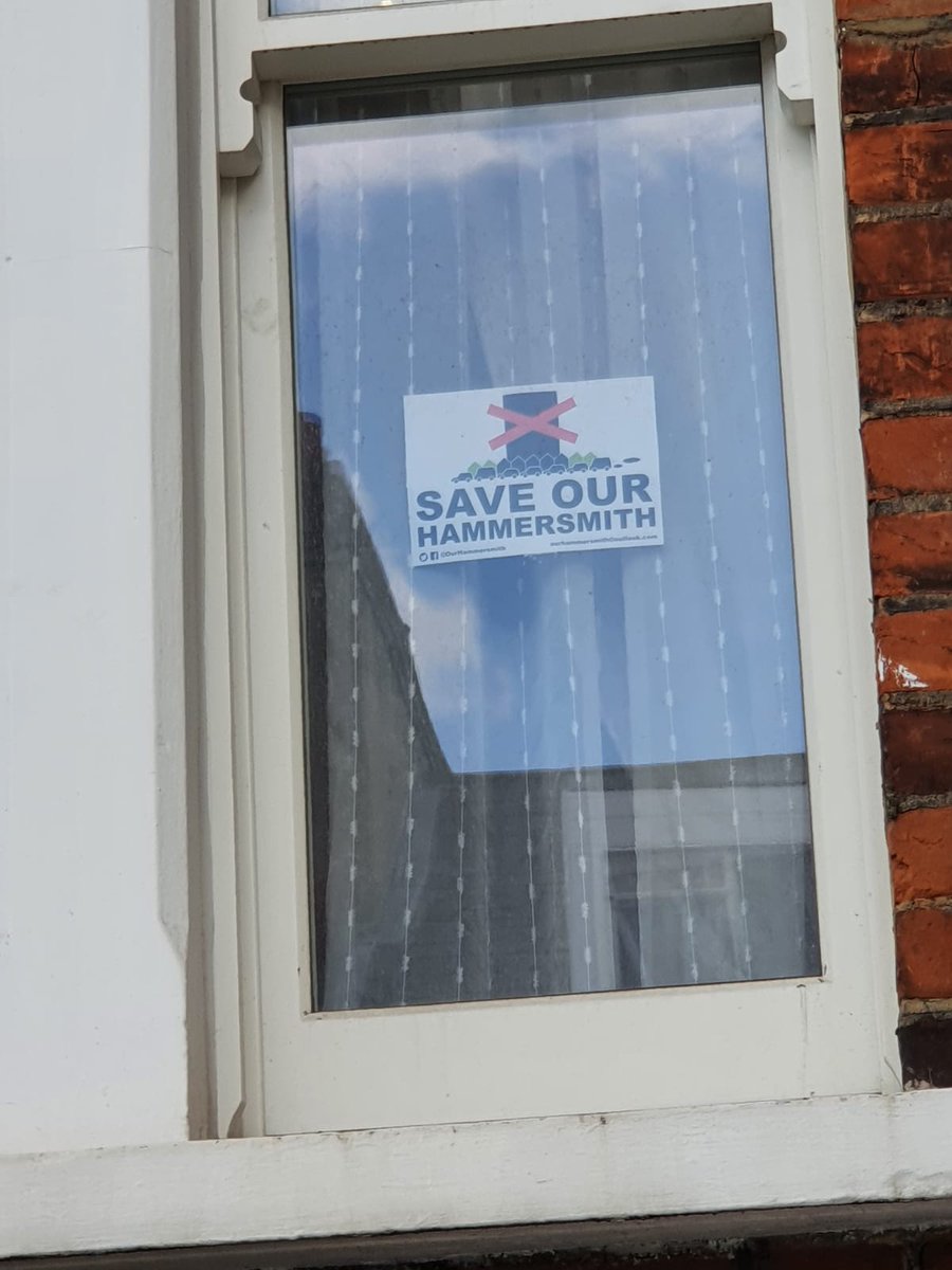 LadyLisaHryn's tweet photo. Seeing #SaveOurHammersmith Signs all over #BaronsCourt and #LBHFTRA Thank you! For more on working with #LBHFPlanning to modify #Dominvs #Meghotel Follow https://t.co/6Ek4teyjoz and @OurHammersmith https://t.co/cWtdHEVCHn