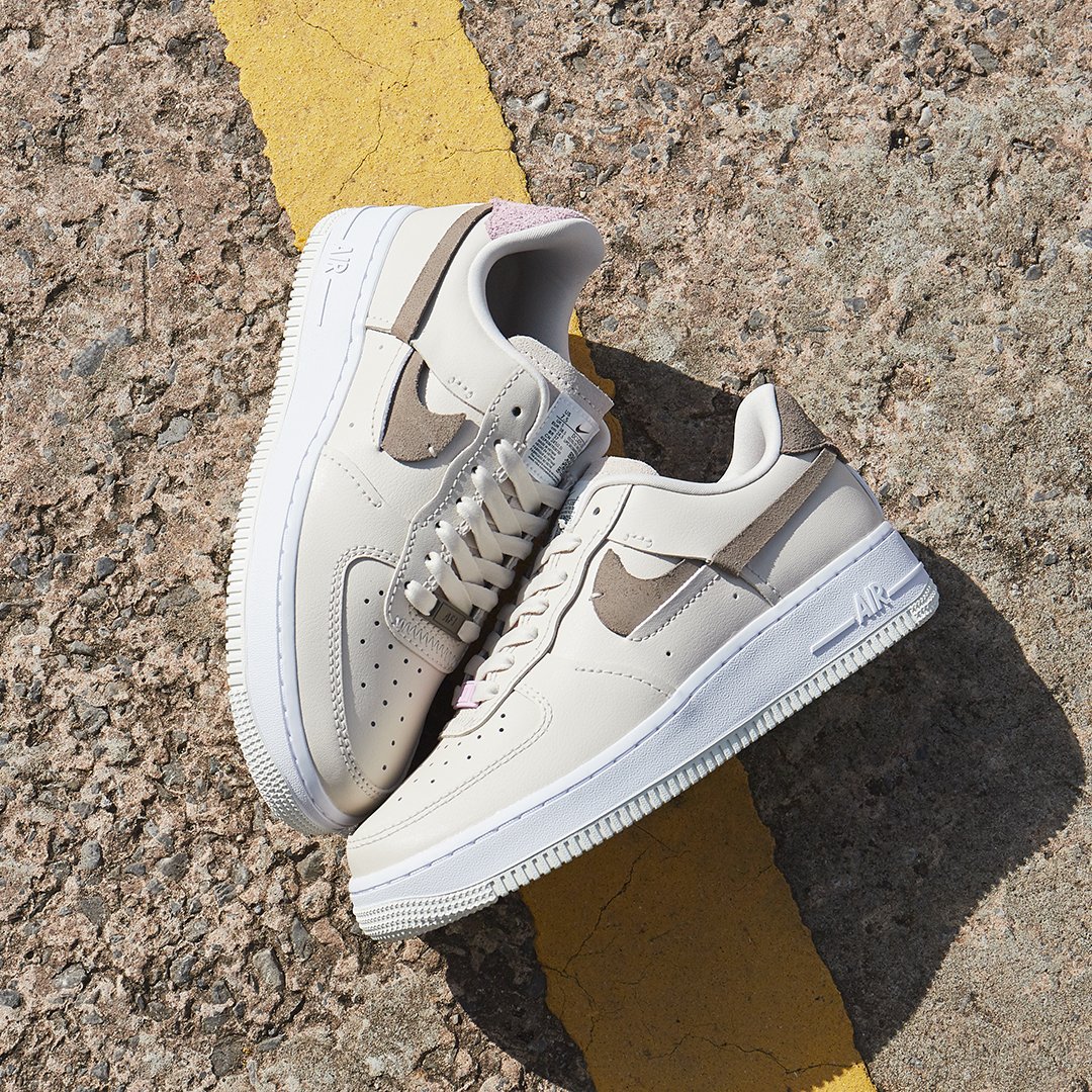 nike wmns air force 1 lxx deconstructed light orewood brown