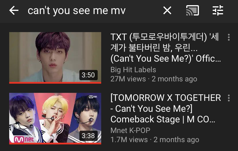 Step 1: search the MV on YT. @TXT_members  @TXT_bighit