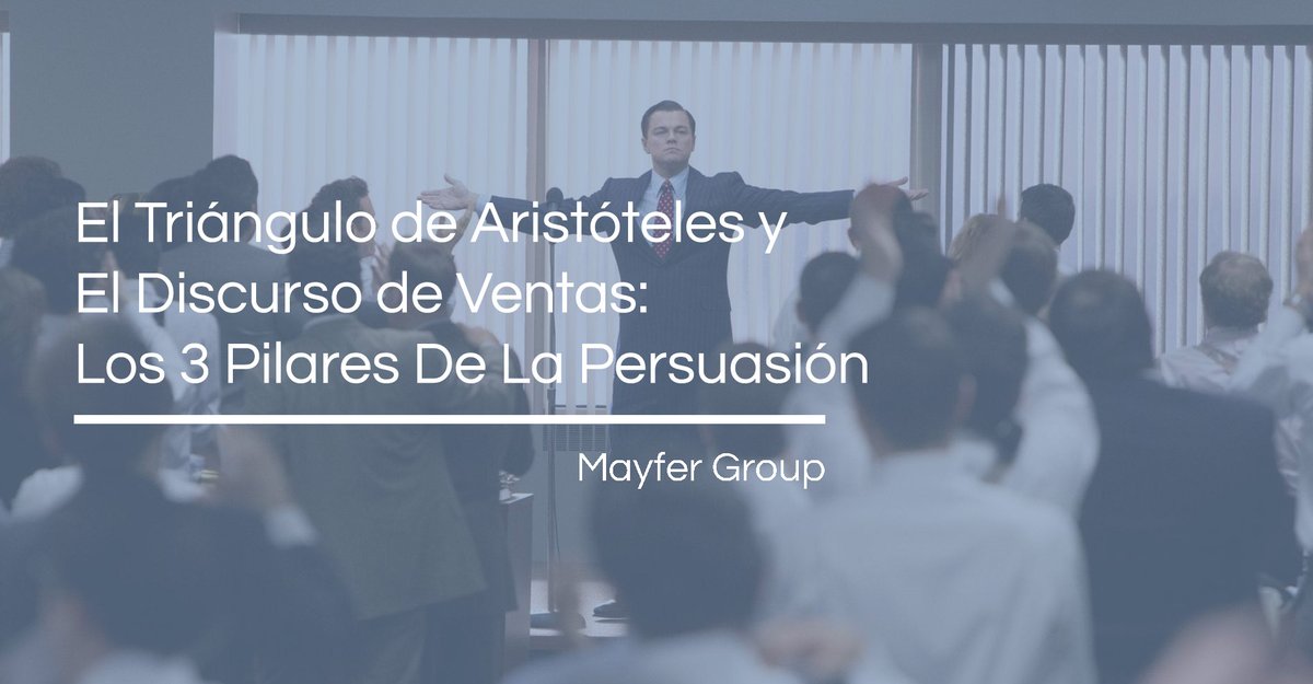 GroupMayfer's tweet image. Técnicas para #vendedores ¿Cómo convencer a tus #Clientes? El #TriánguloDeArisóteles y el arte de la persuasión trasladado a tus equipos de #ventas. 

mayfergroup.com/post/el-triang…

#coaching #formacion #equiposdeventas #formacionventas #coachingempresarial