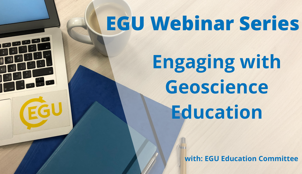 EuroGeosciences's tweet photo. Do you work in #HigherEducation in #Geoscience? Want to know more about EGU funding or training?

On 17 August at 16:00CEST our Education Committee is holding a webinar to let you know all about it!

Find out more: https://t.co/aYbMg4QZTn

Register now: https://t.co/F0on1TXUBo https://t.co/6KuJI8qSFY
