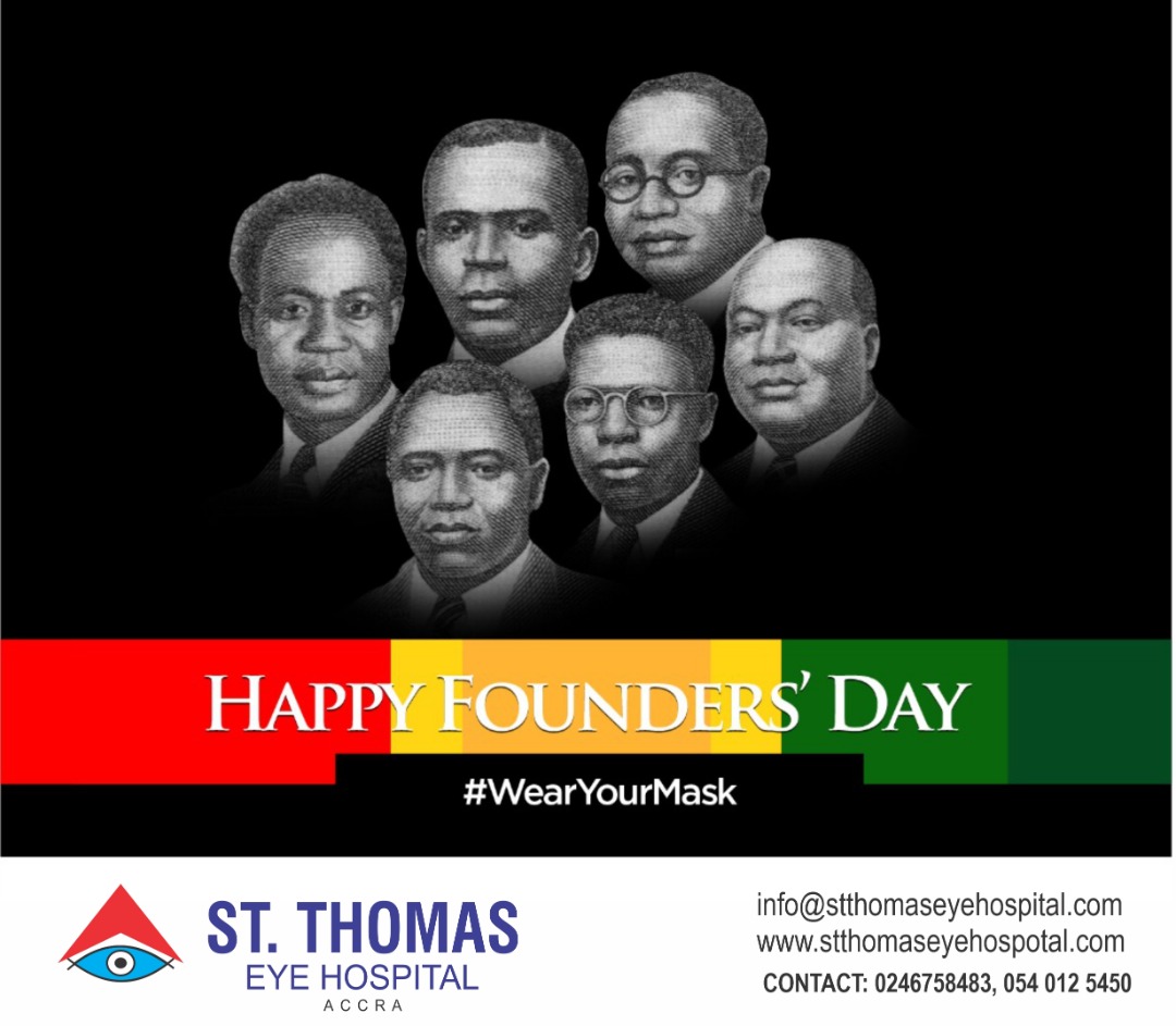 StThomasEyeHos2's tweet photo. As we mark this day,let us remember,we all have a role to play in building a better Ghana for all .
Happy Founders Day!
#ProvidingExcellenceInEyeCare# https://t.co/JCrbMuzsDu