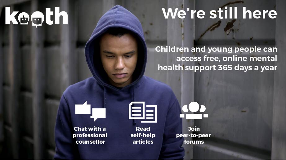 Kent_cc's tweet photo. Aged between 10-16 and need mental health support? Kooth is #HereForYou.
Visit https://t.co/tuKiEpxQ2E to register for our supportive online community with lots of guided support courses &amp; resources.
#KentTogether 

@NHSKMCCG https://t.co/qatD6DjHLO