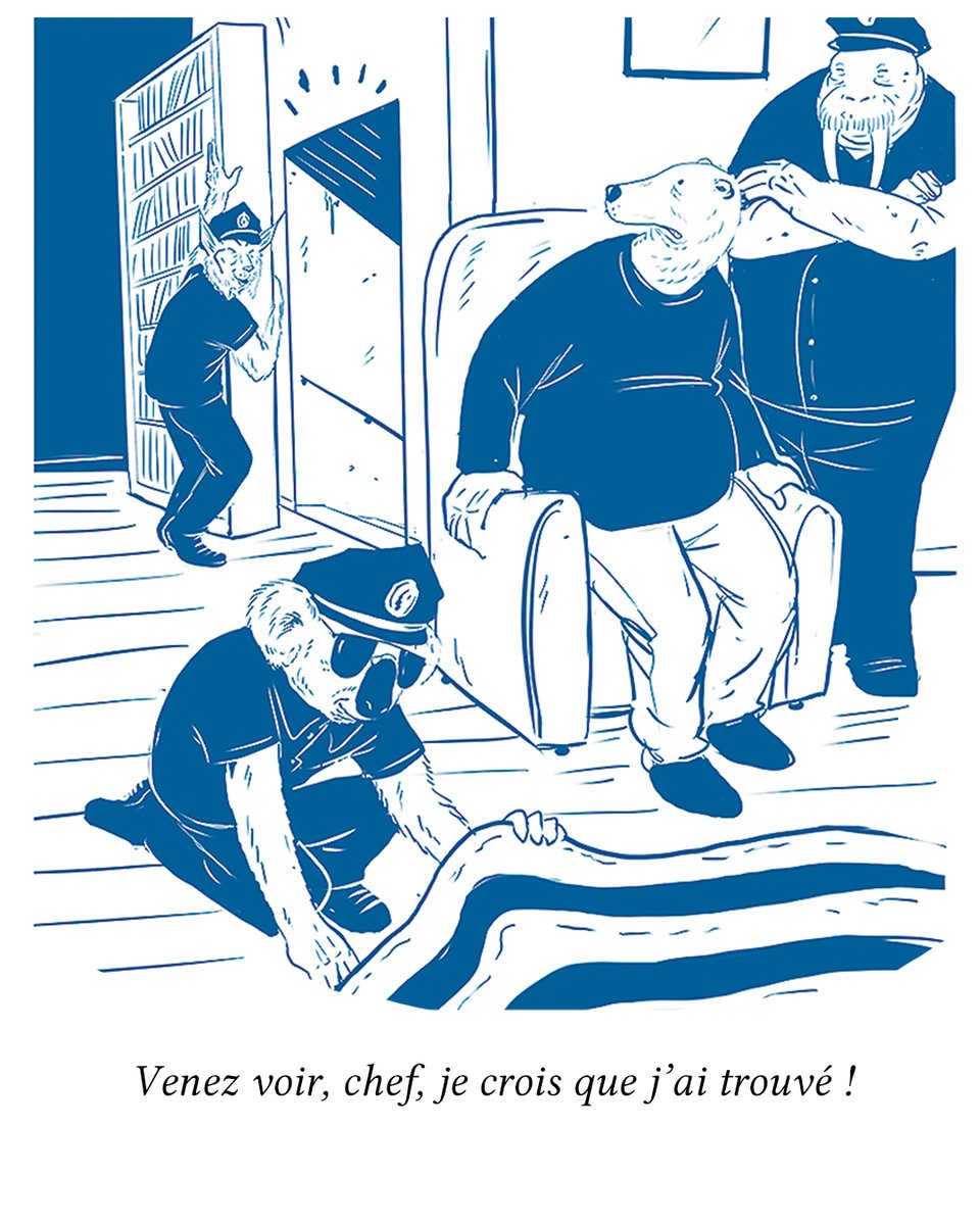 Mediapart's tweet photo. [ Les animaux contre-attaquent ] Quatrième épisode de notre série de bande dessinée humoristique et écolo : Erreur de jeunesse. Par @ulystrations 

👉 https://t.co/ghSiJK939a https://t.co/kPAZ9fQ6O9