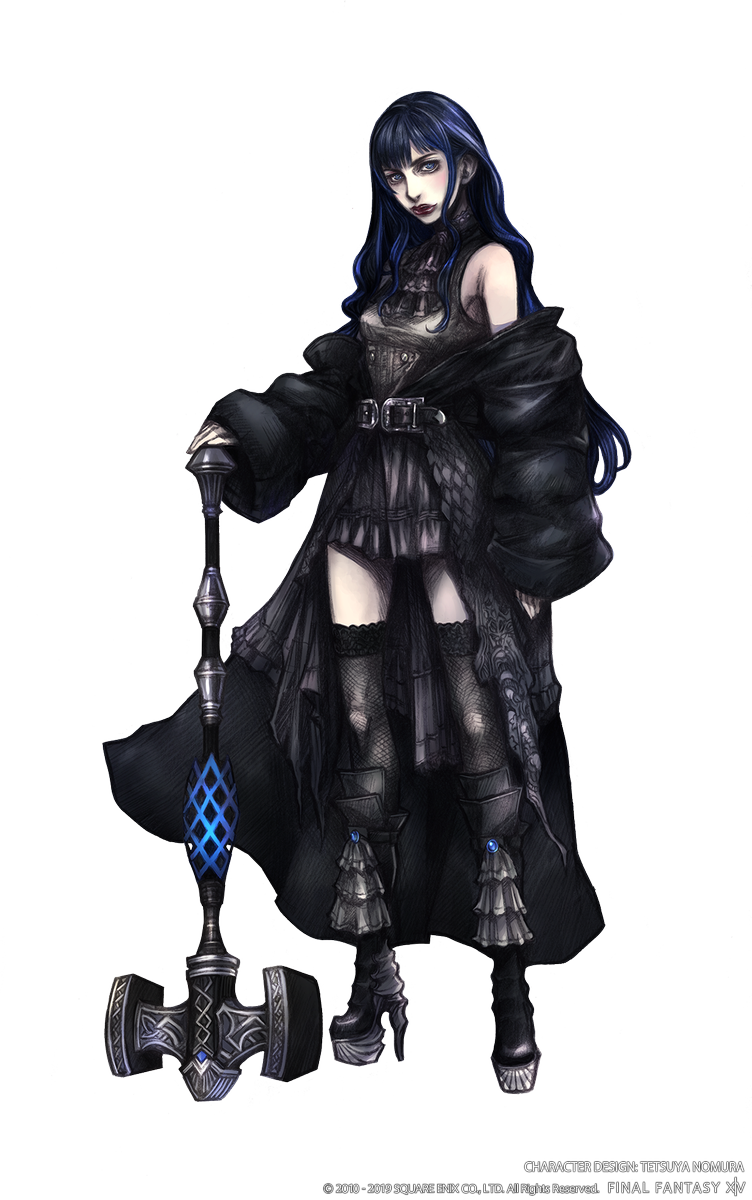 VogueVG's tweet photo. Gaia / Gothic Lolita Minidress, Coat &amp; Platform Heeled Boots  / Final Fantasy XIV: Shadowbringers (2019) https://t.co/Wt3FtsMZKV