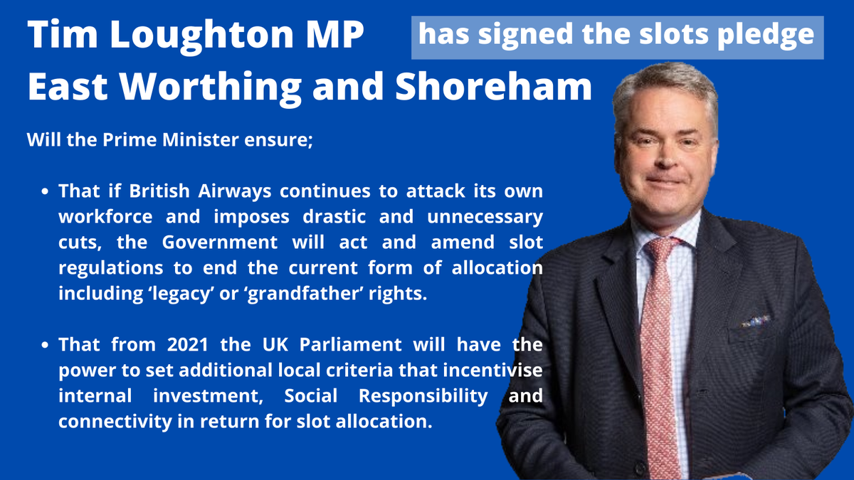 WorkerStrikeBck's tweet photo. We'd like to thank @timloughton of the @Conservatives for signing our slots pledge. It means so much to @British_Airways staff to receive so much cross party support. We'd really appreciate it if you could encourage your colleagues to sign #StandWithBAWorkers #Handbacktheslots https://t.co/inYXzvVMHr