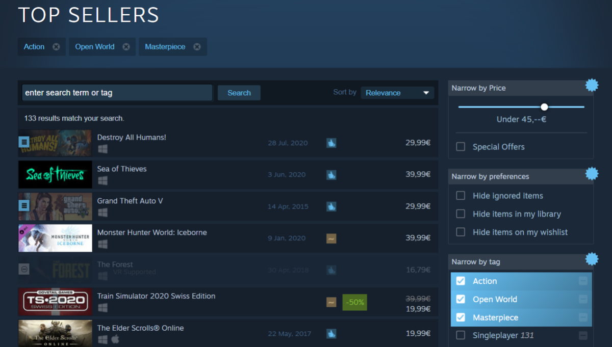 redfox_ld's tweet photo. We're Number 1 (with a bit of filter tweaking).😄
Also check out those tags. 😉👽🛸
#DestroyAllHumans2020 #DestroyAllHumansRemake #gamedev #gamenews https://t.co/taPTEAOhIg