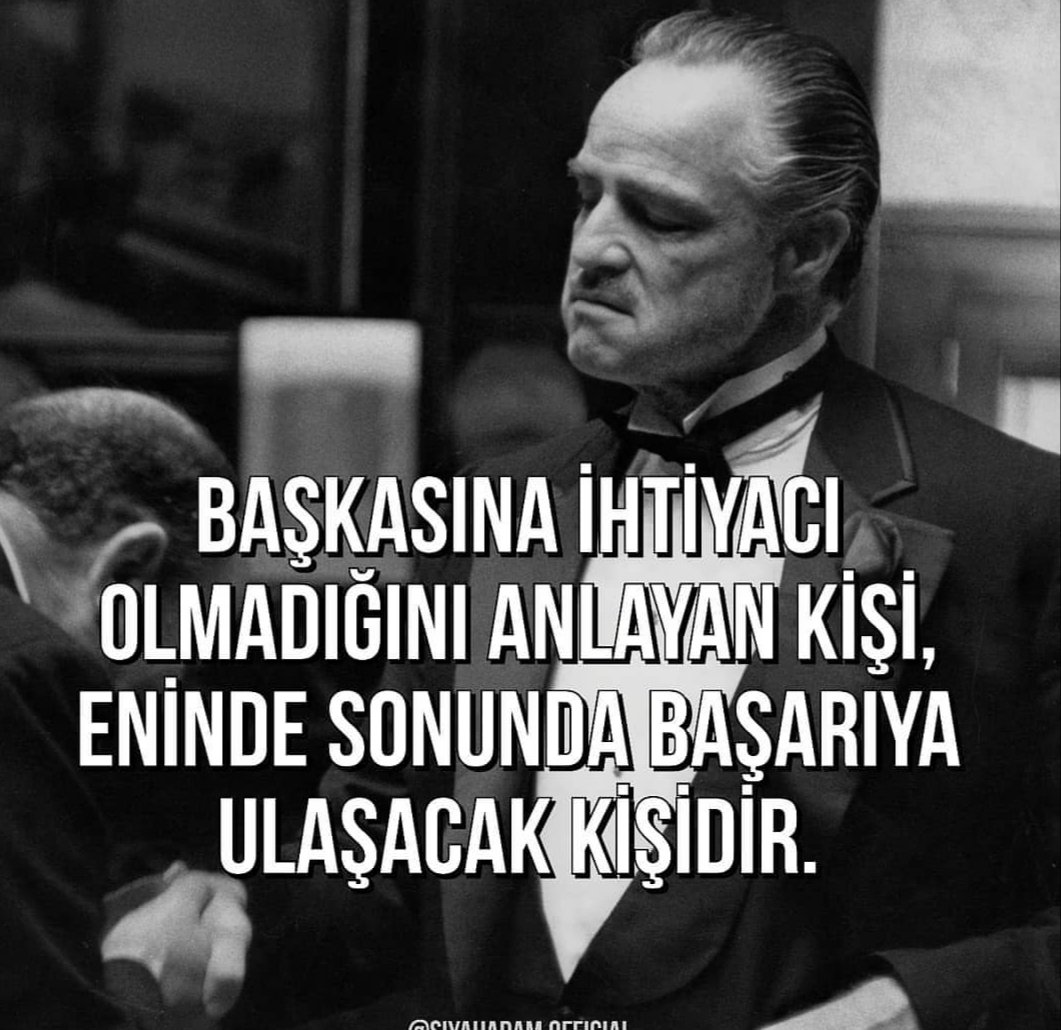 Günaydın başkalarına ihtiyacı olmayanlar