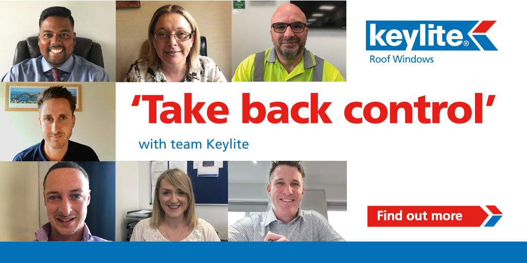 Keylite's tweet photo. At #Keylite, we are passionate about supporting our customers. Our committed sales team is working smarter to help you and your business 'take back control' of roof window sales in the 'new norm'. Find out more at https://t.co/cr5TYvCkvQ
#BuildingMerchants #WorkingSmarter https://t.co/qfZ3qbEGZy