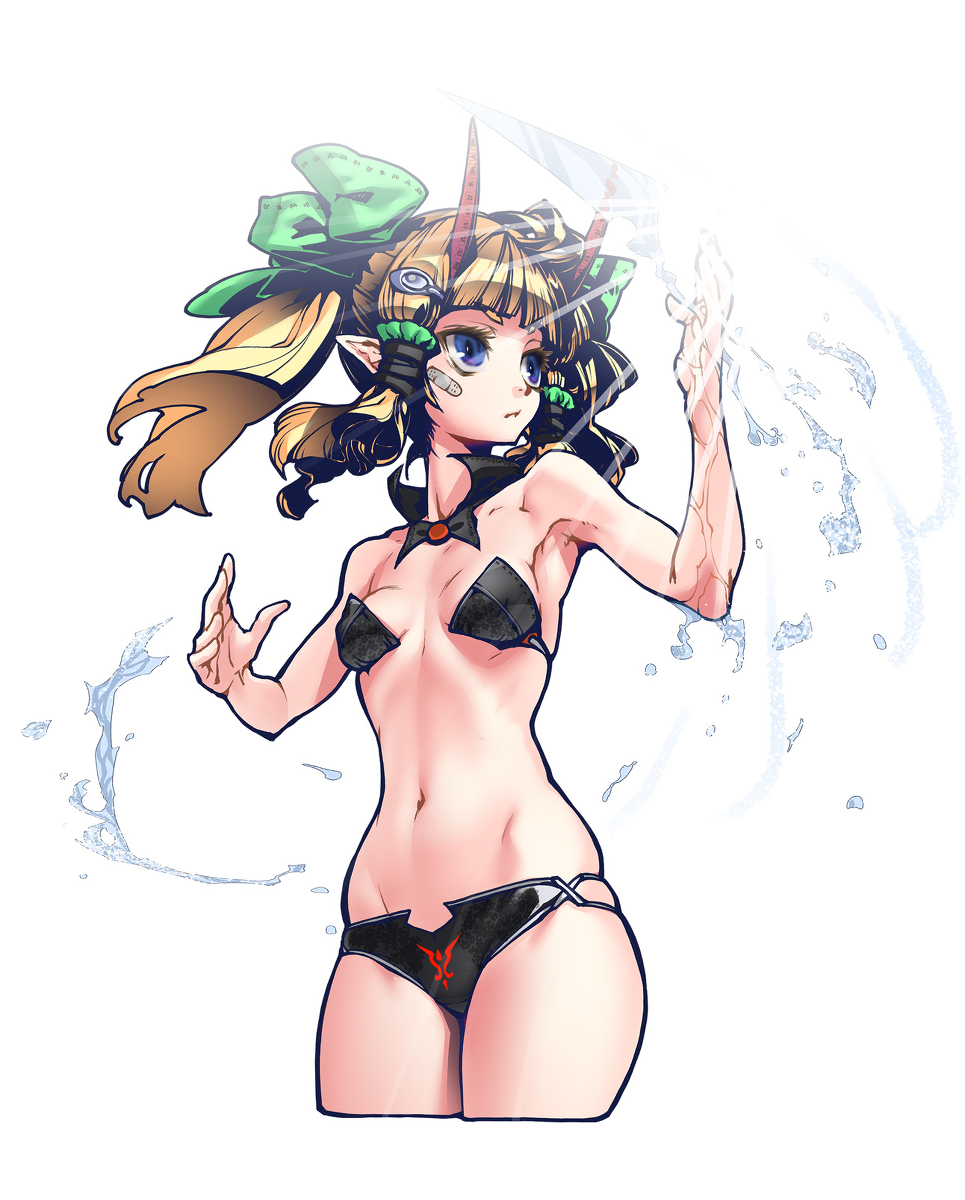 水とか使う #オリジナル #女の子 #角 https://t.co/CrBJ2iYBbO 