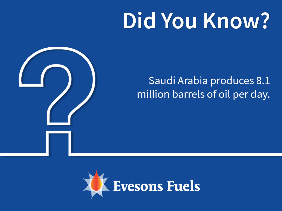 It's Oil Trivia Tuesday! Check out today's fact below.